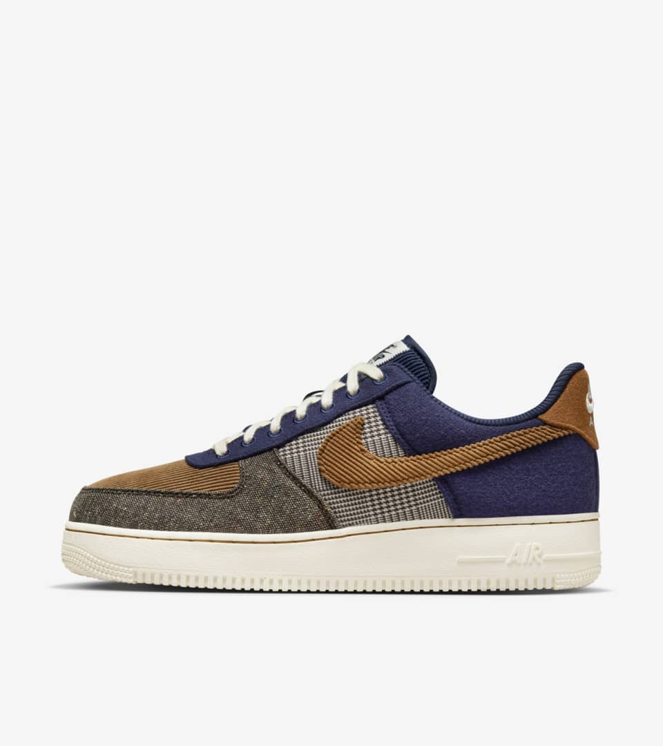 Air force one noir marron hot sale